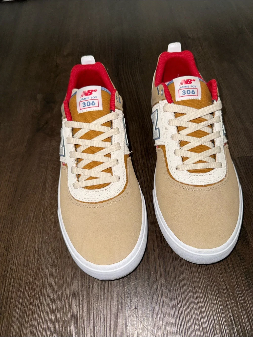 NWOB Jamie Foy × New Balance Numeric 306 'Tan White' MEN’s size 10.5